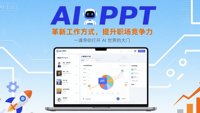 AI+PPT：革新工作方式，提升职场竞争力，一课带你打开 AI 世界的大门-117资源网