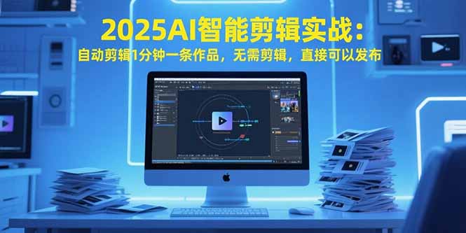 2025AI智能剪辑实战：自动剪辑1分钟一条作品，无需剪辑，直接可以发布-117资源网