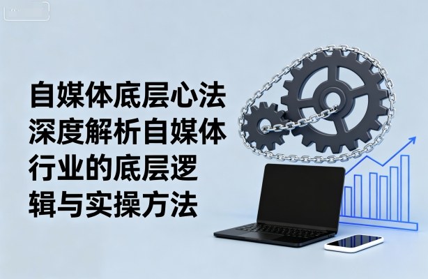 自媒体底层心法，深度解析自媒体行业的底层逻辑与实操方法-117资源网