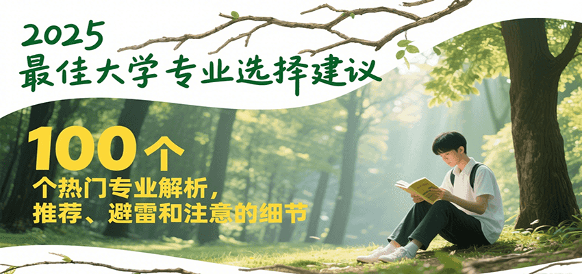 2025最佳大学专业选择建议，100个热门专业解析，推荐、避雷和注意的细节-117资源网