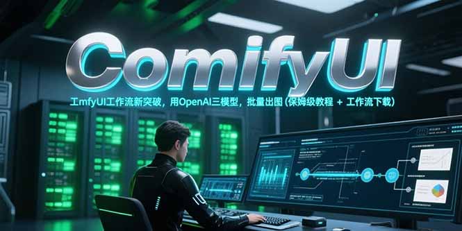 ComfyUI工作流新突破，用OpenAI三模型，批量出图(保姆级教程+工作流下载-117资源网