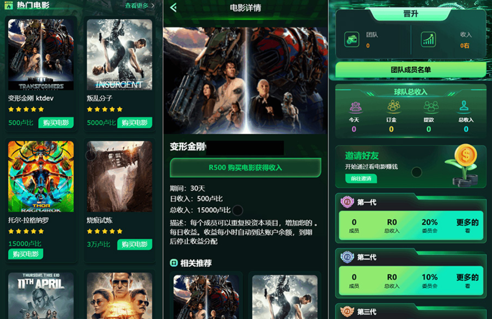 Flickiri Fun海外电影投资理财源码 电影投资正规平台 影视理财类源码-117资源网