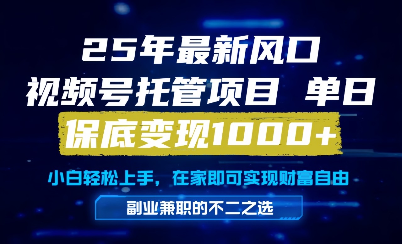 真正的懒人项目，妥妥的福利，先到先得，单日保底1000+-117资源网