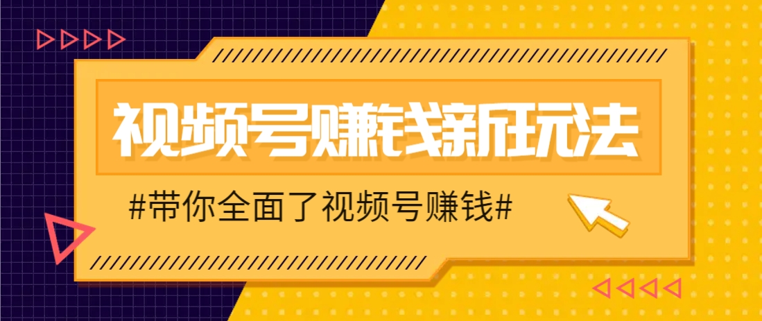 视频号短视频带货新玩法，用这个方法，一天佣金4407(附详细教程)-117资源网