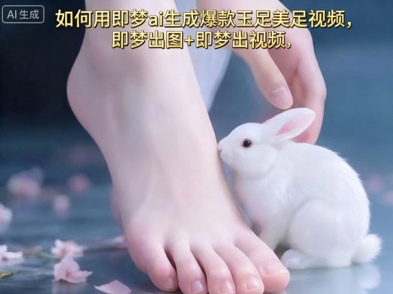 如何用即梦ai生成爆款玉足美足视频，即梦出图+即梦出视频，快速涨粉-117资源网