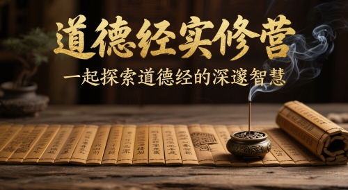 道德经实修营，一起探索道德经的深邃智慧-117资源网