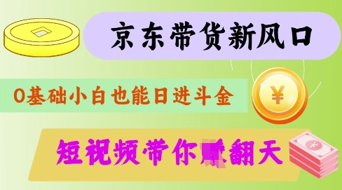 最新京东短视频带货代运营秘籍，轻松躺挣【揭秘】-117资源网