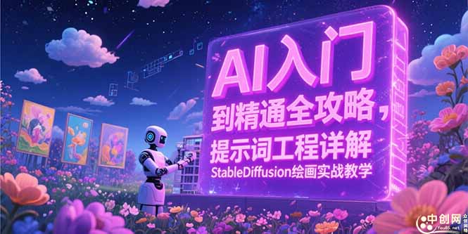 AI入门到精通全攻略，提示词工程详解，StableDiffusion绘画实战教学-117资源网