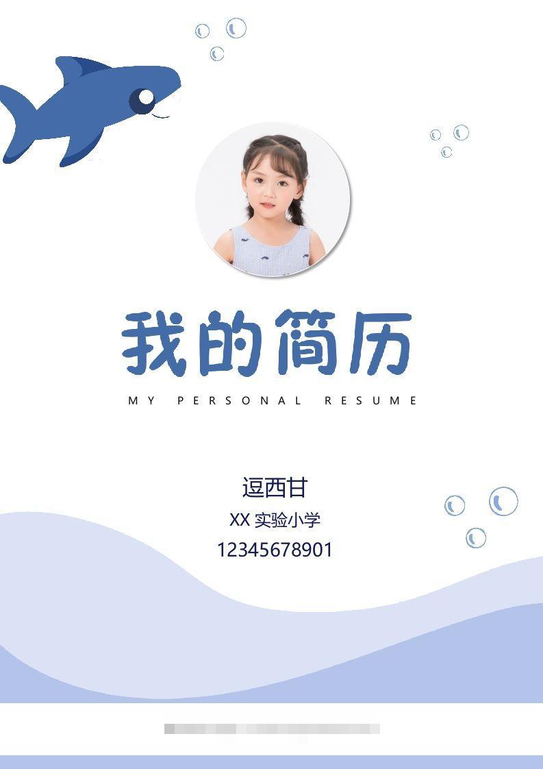 精选-小升初简历40-117资源网