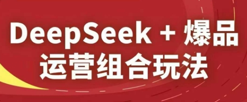 DeepSeek+爆品运营组合玩法，2025淘系精品课-117资源网
