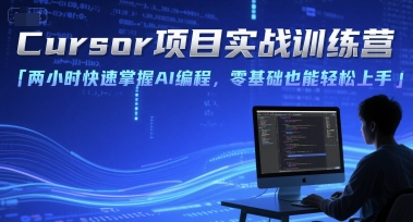 Cursor项目实战训练营，两小时快速掌握AI编程，零基础也能轻松上手-117资源网