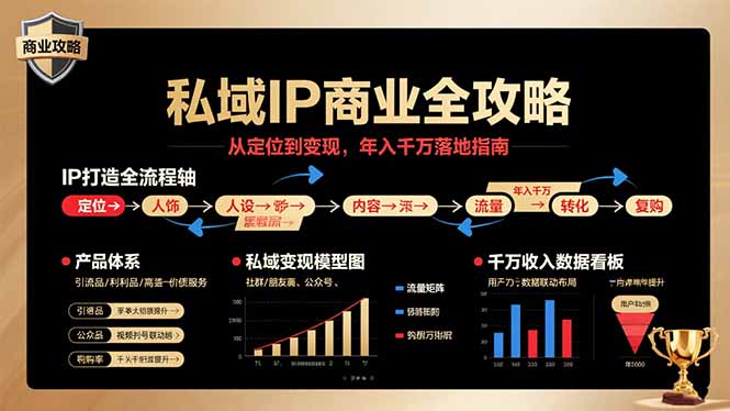私域IP商业全攻略，从定位到变现，年入千万落地指南-117资源网