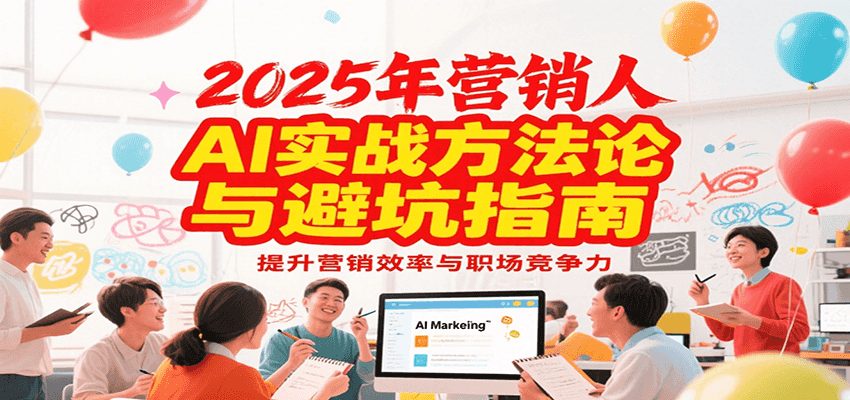 2025年营销实战方法论与避坑指南，利用AI提升营销效率与职场竞争力-117资源网
