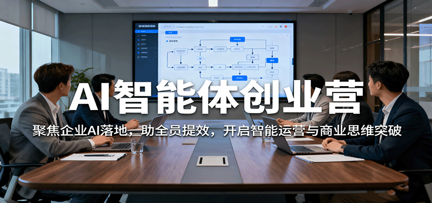 AI智能体创业营：聚焦企业AI落地，助全员提效，开启智能运营与商业思维突破-117资源网