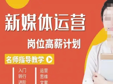 新媒体运营高薪升核培养计划，入门-转行-进阶-117资源网